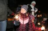 IMG_5913: V Kutné Hoře se vánoční strom rozzářil v pátek, starosta přál lidem klidné svátky