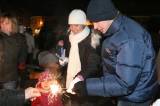 IMG_5917: V Kutné Hoře se vánoční strom rozzářil v pátek, starosta přál lidem klidné svátky