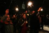 IMG_5943: V Kutné Hoře se vánoční strom rozzářil v pátek, starosta přál lidem klidné svátky