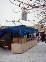 pc060898: Igelitové městečko v centru města zapsaného v Unesco vánoční atmosféru rozhodně nepodtrhlo