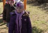 IMG_9067: Děti v zahradě kutnohorské mateřské školy Pohádka vítaly jaro