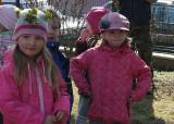 IMG_9071: Děti v zahradě kutnohorské mateřské školy Pohádka vítaly jaro