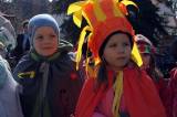 IMG_9093: Děti v zahradě kutnohorské mateřské školy Pohádka vítaly jaro