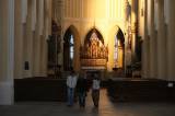 5G6H0787: Sluneční světlo rozehrálo velké divadlo v sedlecké katedrále i v úterý