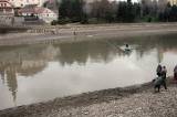 IMG_9726: Rybáři vylovili Podměstský rybník v Čáslavi do poslední rybičky