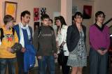 IMG_0194: Studenti GJO vystavují, inspiraci hledali v dílech umělce Zdeňka Pešánka