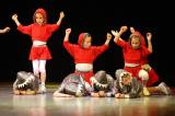 5G6H4734: Děti ze ZUŠ Čáslav tančily v Dusíkově divadle, další večer přichystaly na příští pátek