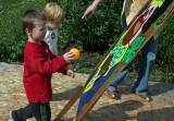 IMG_2465: Děti se vyřádily při soutěžích a hrách na zahradě kláštera svaté Voršily