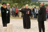 5G6H4711: Monument svatého Huberta U kaštánku ve Zbraslavicích vysvětil generální vikář Josef Socha