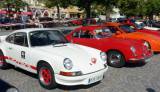 P7231393: Video, foto: Centrum Čáslavi se hemžilo vyblýskanými vozidly tovární značky Porsche