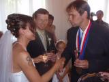 P7230857: Kapitán Tupadel Pavel Štainer podepsal sňatek novomanželů Chvátalových