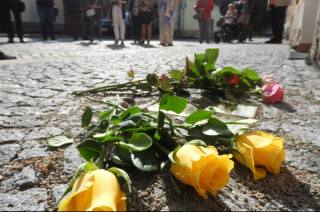 Čáslavským obětem holocaustu byly odhaleny kameny zmizelých - Stolpersteine
