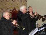 20220101230113_45: Soubor Brass Ansambl GB zahrál u čáslavského kostelního betlému