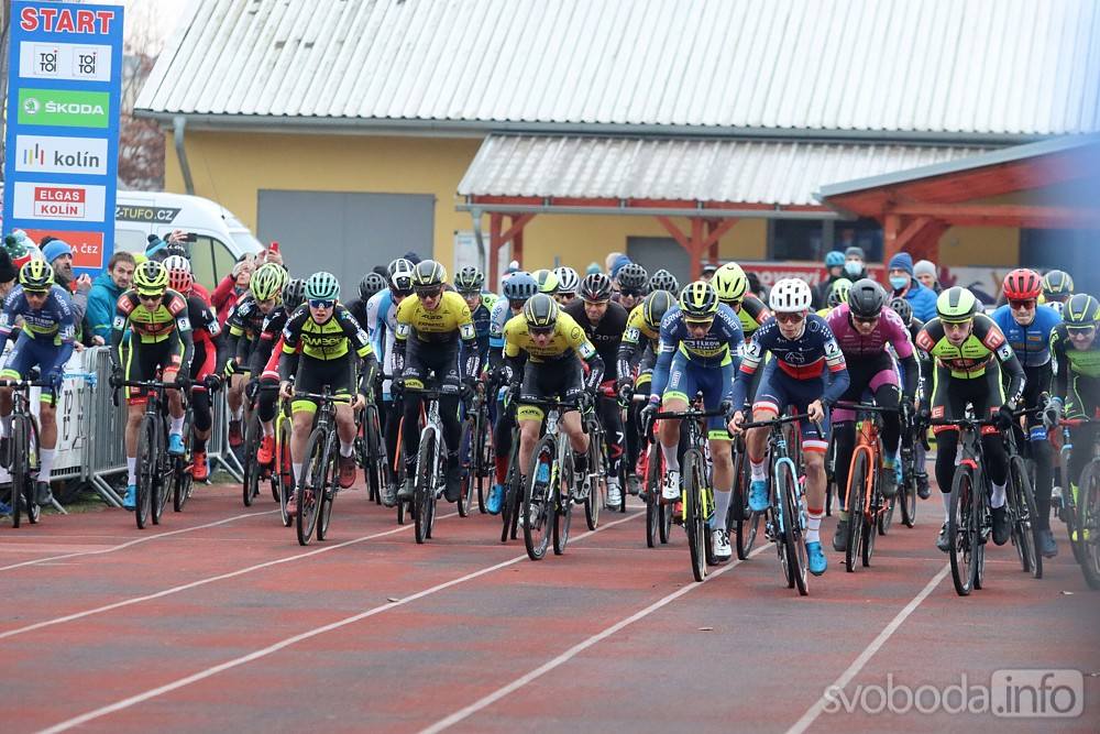 Na start cyklokrosového mistrovství republiky se postavil také Jan Rada z KC Kutná Hora!