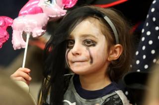 Foto: Na dětském karnevale ve Zbraslavicích vystoupily také mažoretky „Rebelky“