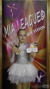 S1490006: Linda Leopoldová přivezla do Kutné Hory první místo v „Mia Dance League“