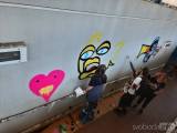 20220424183136_20220423_121757: V rámci „Parkur day“ se graffiti výmalby dočkal dražní podchod ve Starém Kolíně
