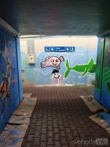 20220424183145_20220424_100852: V rámci „Parkur day“ se graffiti výmalby dočkal dražní podchod ve Starém Kolíně