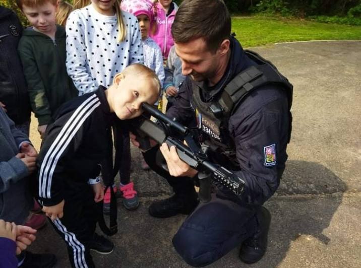 Kutnohorští policisté se s dětmi sešli na dopravním hřišti