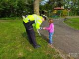 20220504175636_policie046: Kutnohorští policisté se s dětmi sešli na dopravním hřišti