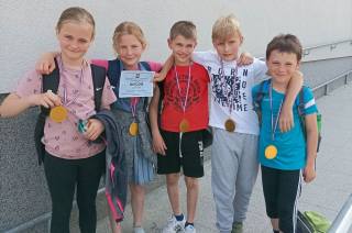 Nejmladší plavci Sparty Kutná Hora slavili úspěch v Mladé Boleslavi!