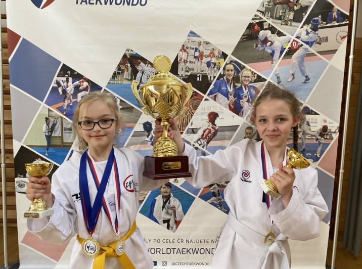 TAEHAN taekwondo opět vítězí! Pohár pro vítěze turnaje v Kolíně!