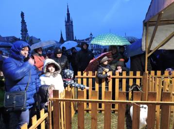 Foto, video: V Čáslavi se od neděle těší z rozsvícené adventní výzdoby