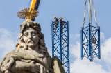 Karlovo náměstí v Kolíně bude ve čtvrtek 3. prosince kvůli demontáži jeřábu částečně uzavřeno