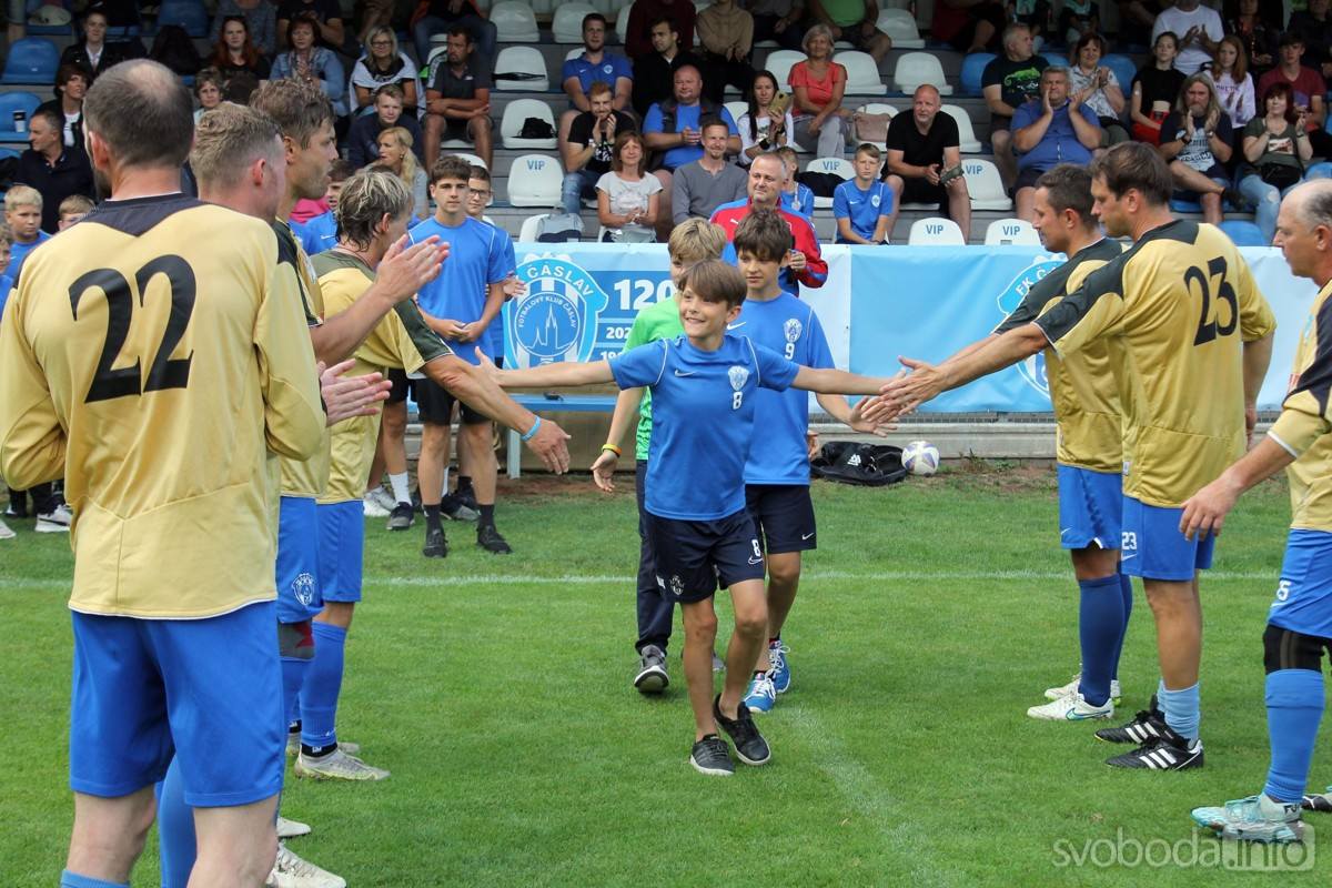 Oslavy 120 let FK Čáslav se povedly, charitativní zápas PRO JAKOUBKA vynesl čtyři sta tisíc korun!