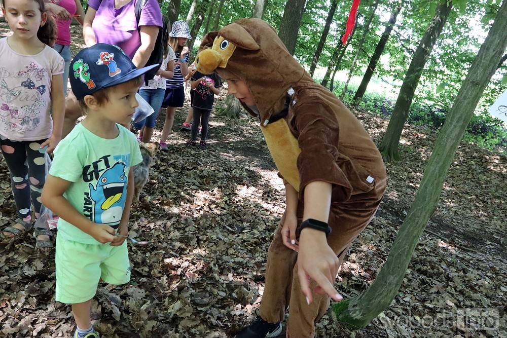 Foto: V hlubokých lesích u Adamova na děti čekaly pohádkové bytosti