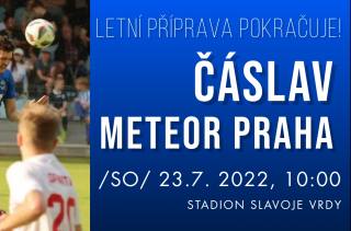 Čáslav se ve Vrdech utká s Meteorem Praha