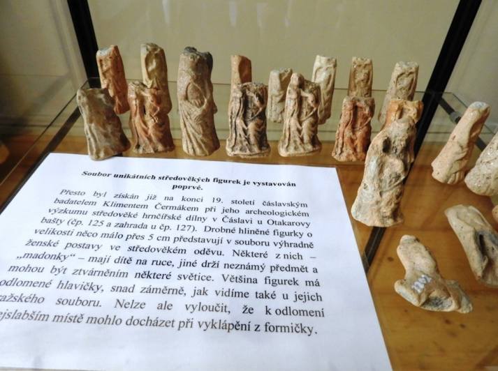 Čáslavské středověké figurky poprvé vystavili v místním muzeu