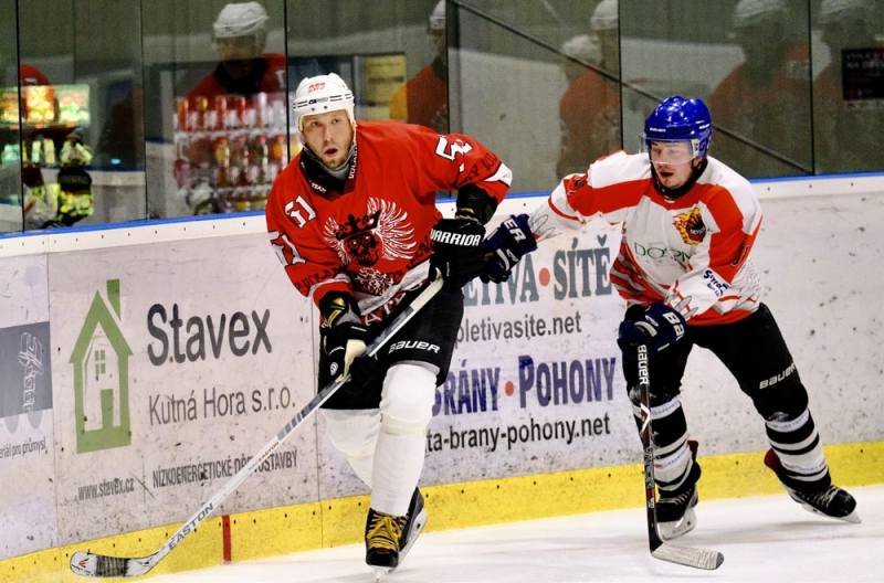 Foto: Ve čtvrtečním zápase AKHL hokejisté HC Piráti Volrána porazili HC Devils 20:4!