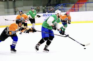 Foto: V nedělním zápase AKHL hokejisté HC Ropáci porazili HC Nosorožci 9:5!