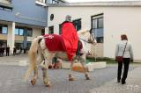 20221110162432_IMG_2864: Foto: Za dětmi z mateřské školy Pohádka také letos dorazil Martin na bílém koni!