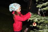 20221125194437_IMG_8688: Foto: Močovické děti ozdobily vánoční strom a potom ho i rozsvítily!
