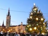 20221127232828_DSCN3100: Věnovanka zahrála při rozsvícení vánočního stromu v Čáslavi