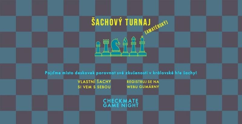 Čáslavský klub Gumárna připravuje druhý šachový turnaj - „Game night“