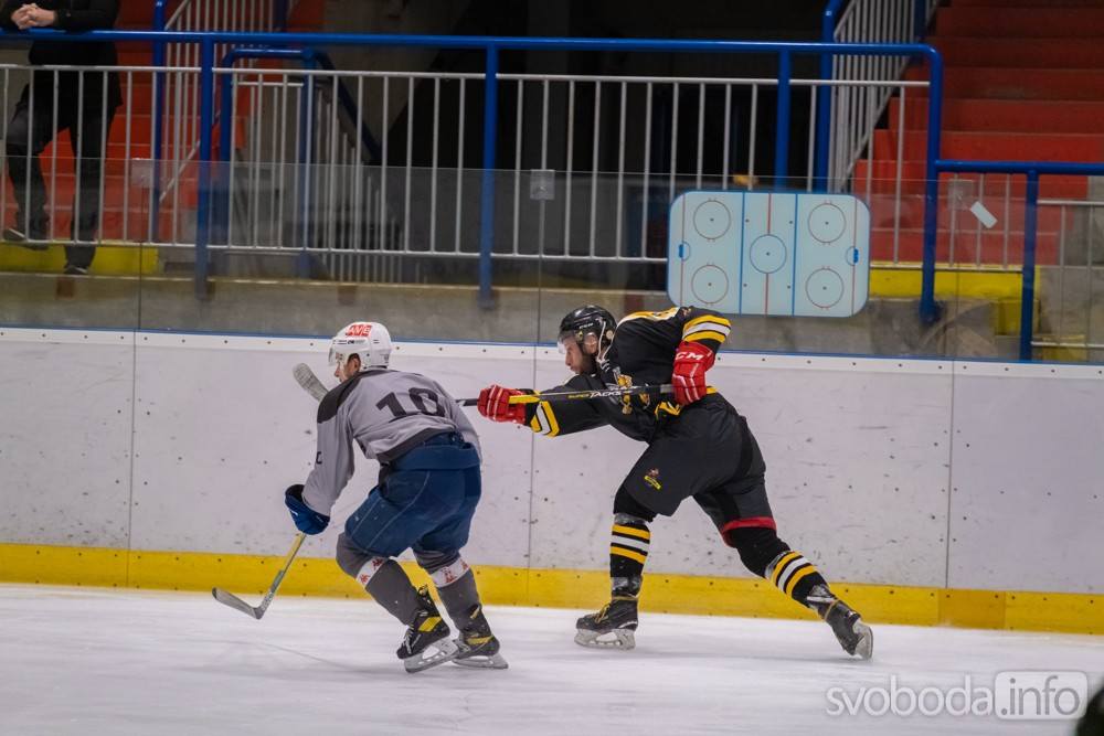 Foto: V nedělním zápase AKHL hokejisté HC Vosy porazili HC Ropáci 9:3!