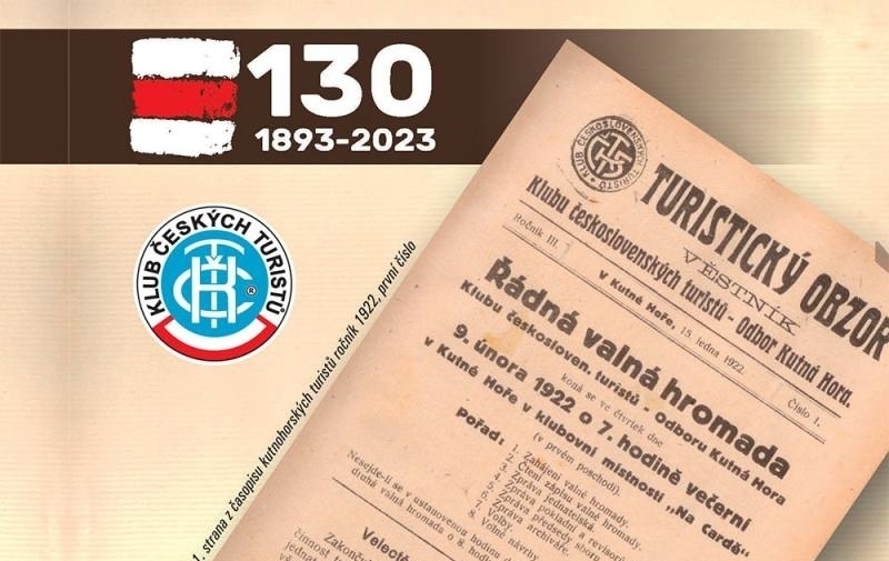 V Kutné Hoře oslaví 130 let od založení odboru Klubu českých turistů ve městě