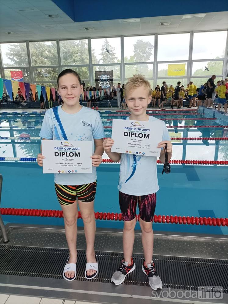 Drop Cup: Hubal - Jelínková - Kutnohorští plavci dovezli dvě bronzové medaile z Letního Přeboru