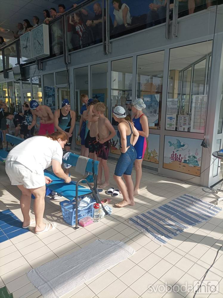 Štafeta - Kutnohorští plavci dovezli dvě bronzové medaile z Letního Přeboru