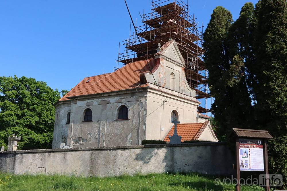 Věci se hnuly, chlístovický kostel sv. Ondřeje začali opravovat také díky veřejné sbírce!