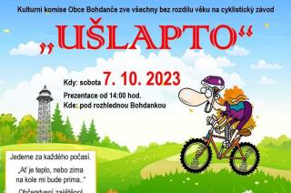 Cyklistický závod „UŠLAPTO“ odstartuje od rozhledny Bohdanka