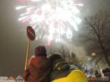 DSCN8045: Foto, video: Na čáslavský novoroční ohňostroj bylo zvědavé zaplněné Žižkovo náměstí