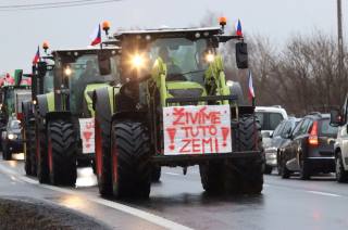 Zemědělci z Kutnohorska a Kolínska s více jak 160 stroji se připojili k protestům