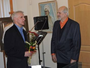 Mozaikář, výtvarník a restaurátor František Tesař oslavil životní jubileum výstavou