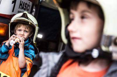 Na hasičském Dětském dni v Kostelci nad Černými lesy nuda nebude