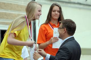 Foto: Nejlepší sportovci Olympiády dětí a mládeže v Kutné Hoře převzali medaile