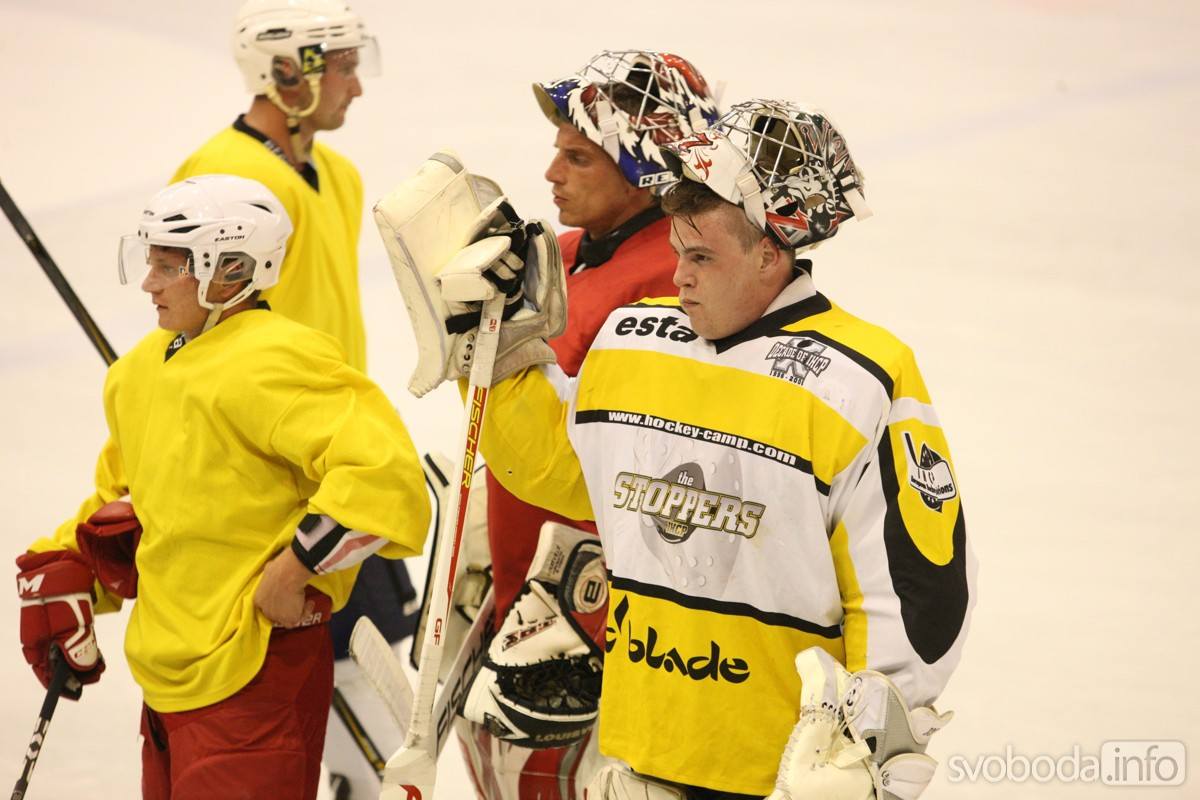 Foto: Hokejisté Čáslavi vyjeli poprvé na led, mistrovskou sezonu zahájí zápasem s Kutnou Horou